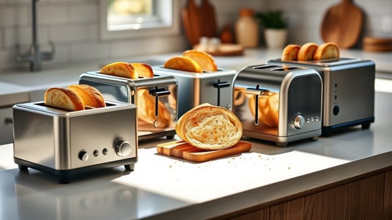 top wide bread toasters