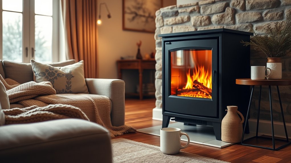 top electric fireplace stoves