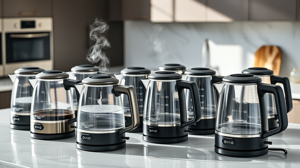 top electric temperature kettles