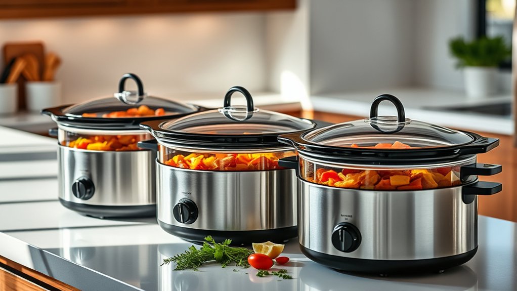 top triple slow cooker options
